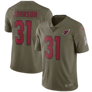 Nike-Cardinals-31-David-Johnson-Youth-Olive-Salute-To-Service-Limited-Jersey