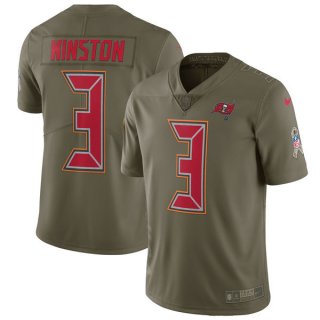 Nike-Buccaneers-3-Jameis-Winston-Youth-Olive-Salute-To-Service-Limited-Jersey