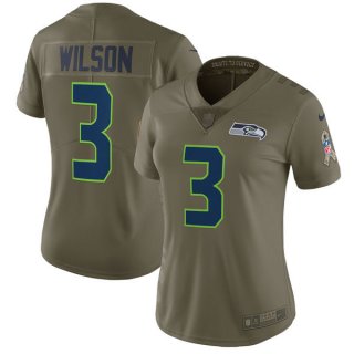 Nike-Seahawks-3-Russell-Wilson-Women-Olive-Salute-To-Service-Limited-Jersey