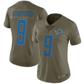 Nike-Lions-9-Matthew-Stafford-Women-Olive-Salute-To-Service-Limited-Jersey