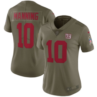 Nike-Giants-10-Eli-Manning-Women-Olive-Salute-To-Service-Limited-Jersey