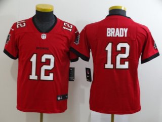 Nike-Buccaneers-12-Tom-Brady-Red-Youth-New-2020-Vapor-Untouchable-Limited-Jersey
