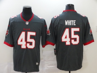 Nike-Buccaneers-45-Devin-White-Gray-New-2020-Vapor-Untouchable-Limited-Jersey