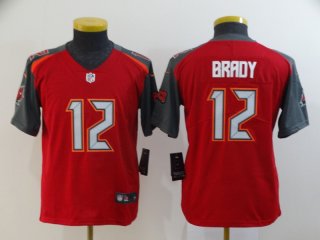 Buccaneers-12-Tom-Brady-Red-Youth-Vapor-Untouchable-Limited-Jersey