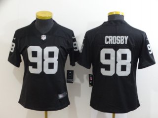 Nike-Raiders-98-Maxx-Crosby-Black-Women-Vapor-Untouchable-Limited-Jersey