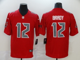 Buccaneers-12-Tom-Brady-Red-Color-Rush-Limited-Jersey