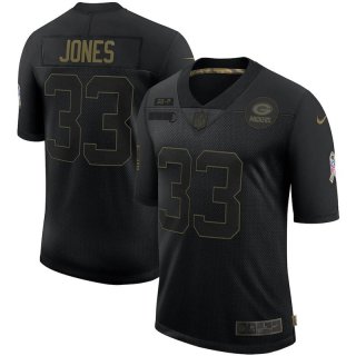 Nike-Packers-33-Aaron-Jones-Black-2020-Salute-To-Service-Limited-Jersey