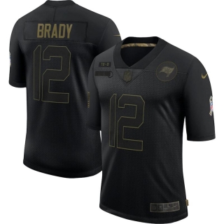 Nike-Buccaneers-12-Tom-Brady-Black-2020-Salute-To-Service-Limited-Jersey