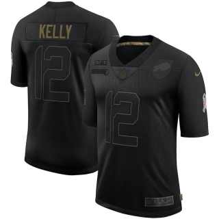 Nike-Bills-12-Jim-Kelly-Black-2020-Salute-To-Service-Limited-Jersey