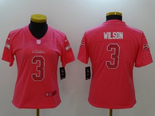 Nike-Seahawks-3-Russell-Wilson-Pink-Fashion-Women-Limited-Jersey