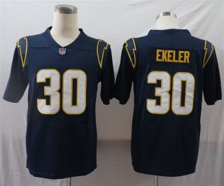 Chargers #30 navy limited jersey