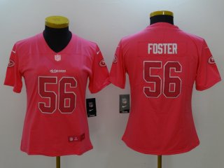 Nike-49ers-56-Reuben-Foster-Pink-Fashion-Women-Limited-Jersey