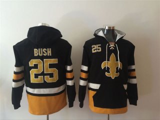 New-Orleans-Saints-25-Rafael-Bush-Black-All-Stitched-Hooded-Sweatshirt