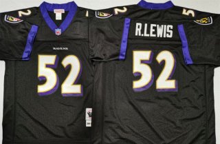 Ravens-52-Ray-Lewis-Black-M&N-Throwback-Jersey