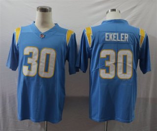 Chargers #30 baby blue limited jersey