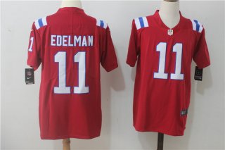 Patriots-11-Julian-Edelman-red -Vapor-Untouchable-Limited-Jersey