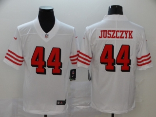 Nike-49ers-44-Kyle-Juszczyk-White-Color-Rush-Vapor-Untouchable-Limited-Jersey