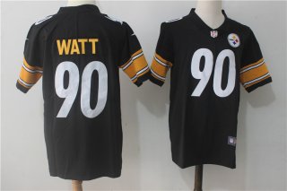 Nike-Steelers-90-T.J.-Watt-black -Vapor-Untouchable-Player-Limited-Jersey