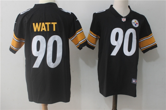 Nike-Steelers-90-T.J.-Watt-black -Vapor-Untouchable-Player-Limited-Jersey