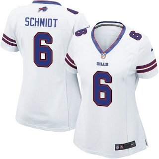 Nike-Bills-6-Colton-Schmidt-White-Women-Game-Jersey