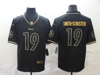 Nike-Steelers-19-JuJu-Smith-Schuster-Black-Gold-Throwback-Vapor-Untouchable-Limited-Jersey