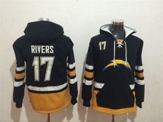 Los-Angeles-Chargers-17-Philip-Rivers-Black-All-Stitched-Hooded-Sweatshirt