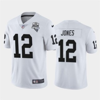 Nike-Raiders-12-Zay-Jones-White-2020-Inaugural-Season-Vapor-Untouchable-Limited-Jersey