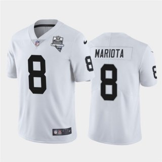 Nike-Raiders-8-Marcus-Mariota-White-2020-Inaugural-Season-Vapor-Untouchable-Limited-Jersey