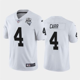 Nike-Raiders-4-Derek-Carr-White-2020-Inaugural-Season-Vapor-Untouchable-Limited-Jersey