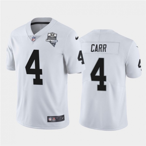 Nike-Raiders-4-Derek-Carr-White-2020-Inaugural-Season-Vapor-Untouchable-Limited-Jersey
