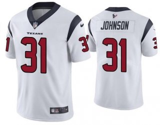 Nike-Texans-31-David-Johnson-White-Vapor-Untouchable-Limited-Jersey