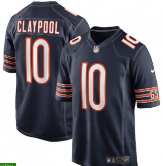 Chicago Bears #10 Claypool blue vapor limited jersey