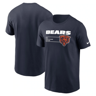 Chicago Bears Navy Division Essential T-Shirt