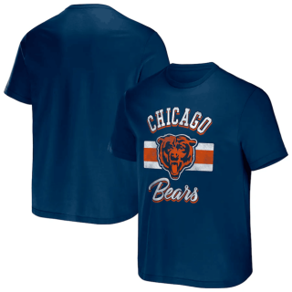 Chicago Bears Navy X Darius Rucker Collection Stripe T-Shirt