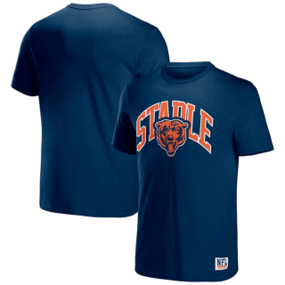 Chicago Bears X Staple Navy Logo Lockup T-Shirt