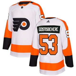 Adidas Philadelphia Flyers #53 Shayne Gostisbehere Orange Stitched NHL Jersey