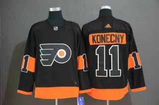 Philadelphia Flyers #11 Travis Konecny Black Stitched NHL Jersey