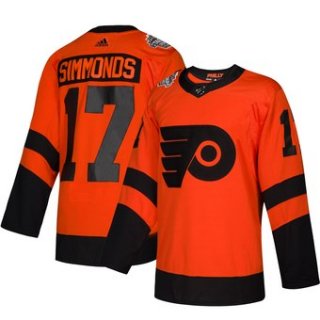 Philadelphia Flyers #17 Wayne Simmonds Orange 2019 NHL Stadium Series Stitched