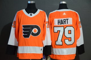 Philadelphia Flyers #79 Carter Hart Orange Stitched NHL Jersey