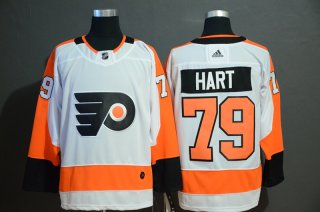 Philadelphia Flyers #79 Carter Hart White Stitched NHL Jersey