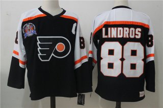 Philadelphia Flyers #88 Eric Lindros Black 1997 Stanley Cup Ccm Vintage Throwback