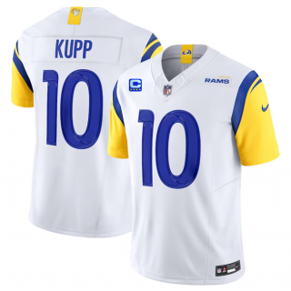 Los Angeles Rams #10 Cooper Kupp White 2023 F.U.S.E. With 4-Star C Patch
