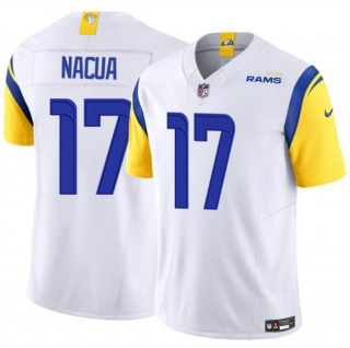 Los Angeles Rams #17 Puka Nacua White 2023 F.U.S.E. Vapor Untouchable Stitched