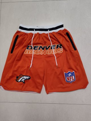 Denver Broncos orange shorts