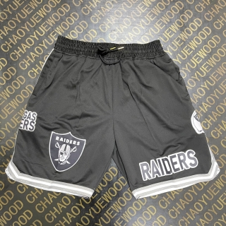 Las Vegas Raiders men black shorts