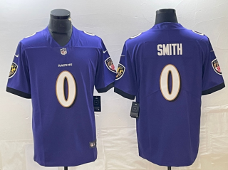 Baltimore Ravens #0 Roquan Smith Purple Vapor Untouchable Limited Football