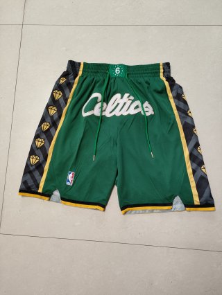Boston Celtics green men shorts