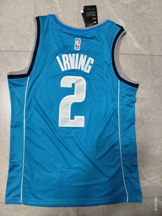 Dallas Mavericks #2 Kyrie Irving light blue jersey