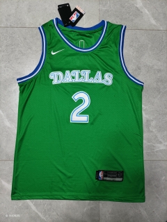 Dallas Mavericks #2 Kyrie Irving green jersey