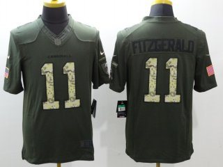 Arizona Cardinals #11 green salute to service limited jersey